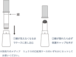レフィルのセット方法