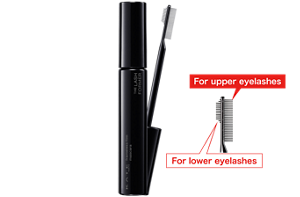 For upper eyelashes For lower eyelashes KATE’s proprietary Double-flex comb
