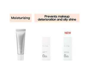 Protective primer series 3 types to choose from according to desired skin finish Moisturizing Lustrous type KATE PROTECTION EX Prevents makeup deterioration and oily shine Matte type KATE PROTECTION EX (LASTING) Tone-enhancing type KATE PROTECTION EX (TONE-UP LASTING)