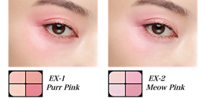 EX-1 Purr Pink EX-2 Meow Pink