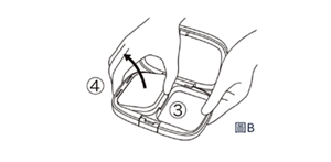 從粉盒取出粉蕊的方法