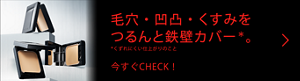 毛穴・凹凸・くすみをつるんと鉄壁カバー※。※くずれにくい仕上がりのこと 今すぐCHECK!