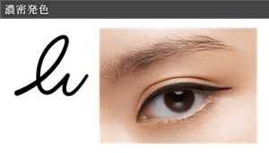 濃密発色 BK-1 ハイブラック 仕上がりイメージ