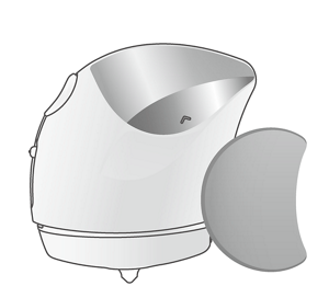 Illustration du Diffuseur De Masque Voile et de son applicateur