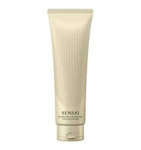 Nourishing conditioner for scalp & hair, beige tube with flip-open cap
