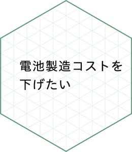電池製造コストを下げたい