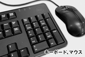 キーボード、マウスの写真