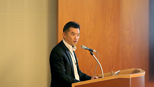 セミナーに登壇した花王プロフェッショナル・サービス社員の写真