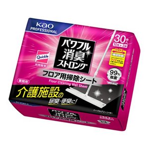 25324236_4901301447203_パワフル消臭ストロング フロア用掃除シート 30枚(10枚x3) 業務用_GG01