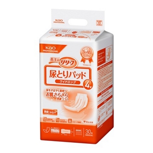25331247_4901301328502_リリーフ 尿とりパッド ワイドロング 4番 30枚 病院施設用_GG01