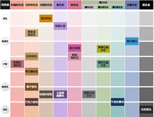 Liese 泡泡染髮劑 Color Map
