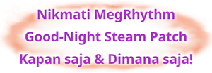 Nikmati MegRhythm Good-Night Steam Patch Kapan saja & Dimana saja!