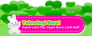 Teknologi Baru! Popok Lebih Pas, Cegah Bocor LebihBaik***