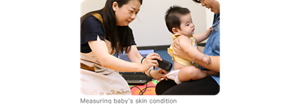 Measuring baby’s skin condition