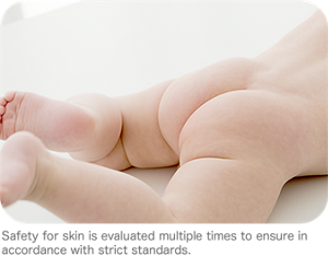 Safety for skin is evaluated multiple times to ensure in accordance with strict standards.