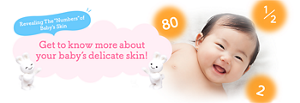 Revealing The "Numbers" of Baby's Skin. Get to know more about your baby’s delicate skin!