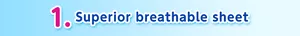 1. Superior breathable sheet