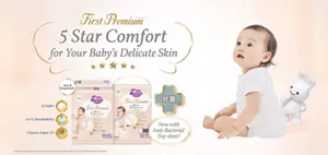 5 Star Comfort for Your Baby's Delicate Skin.