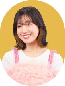 The image after coloring the hair with CLEAR BROWN.