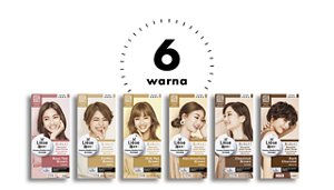 Liese Creamy Bubble Color. Natural Series 6 warna.