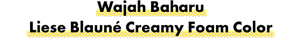 Wajah Baharu Liese Blauné Creamy Foam Color