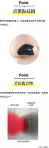 Point 高緊貼技術 即使在濕潤的肌膚上,也能準確地黏附在目標位置,淨澈毛孔。 Point 竹炭複合物 添加竹炭複合物*的黑色啫喱,有效吸附皮脂,是角栓的成因之一。