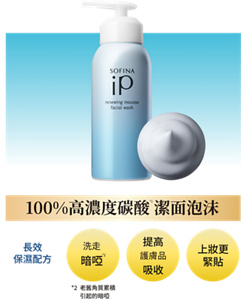 100%高濃度碳酸*1潔面泡沫