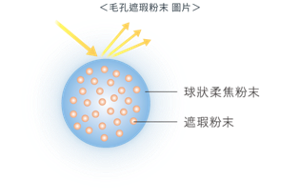 <毛孔遮瑕粉末  圖片>
