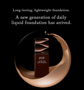 2.4 <Fri> New Product. Long-lasting, lightweight foundation. A new generation of daily liquid foundation has arrived.