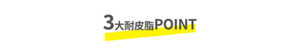 3大耐皮脂POINT