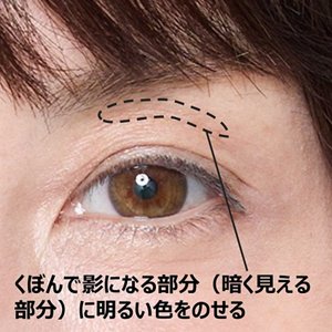アイホールのくぼみが目立つときの対策