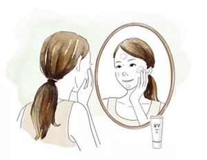 3月のお手入れポイントのイラスト