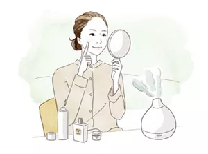 12月のお手入れポイントのイラスト