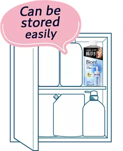 Can be stored easily