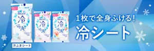 1枚で全身ふける! 冷シート