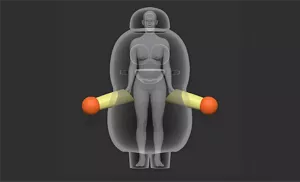 ピュアみるくんの着ぐるみの模式図