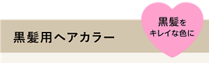 黒髪用ヘアカラー 黒髪をキレイな色に