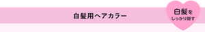 白髪用ヘアカラー 白髪をしっかり隠す