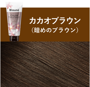 カカオブラウン(暗めのブラウン)の仕上がり色見本