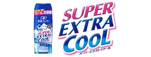 SUPER EXTRA COOL:バブ爽快シャワー スーパーエクストラクールのパッケージ画像とロゴ