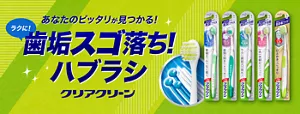 あなたのピッタリが見つかる!ラクに!歯垢スゴ落ち!ハブラシ