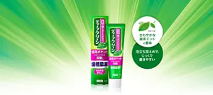 さわやかな緑茶ミントの香味。泡立ち控えめで、じっくり磨きやすい