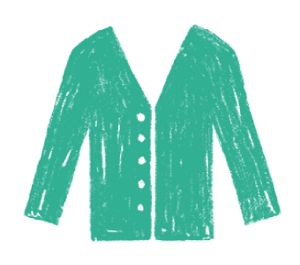 カーディガンのイメージ