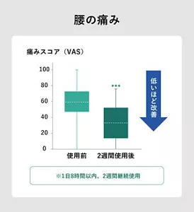 「腰の痛み」のグラフ画像