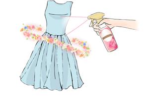 ミスト使用イメージのイラスト