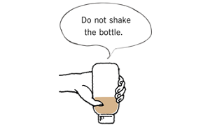 Do not shake the bottle.