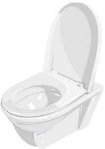 洋式トイレのイラスト