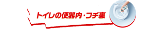 トイレの便器内・フチ裏
