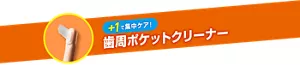 +1で集中ケア! 歯周ポケットクリーナー