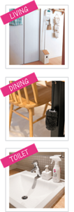 LIVING DINING TOILET